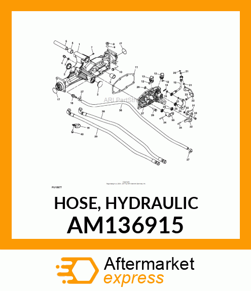 HOSE, HYDRAULIC AM136915