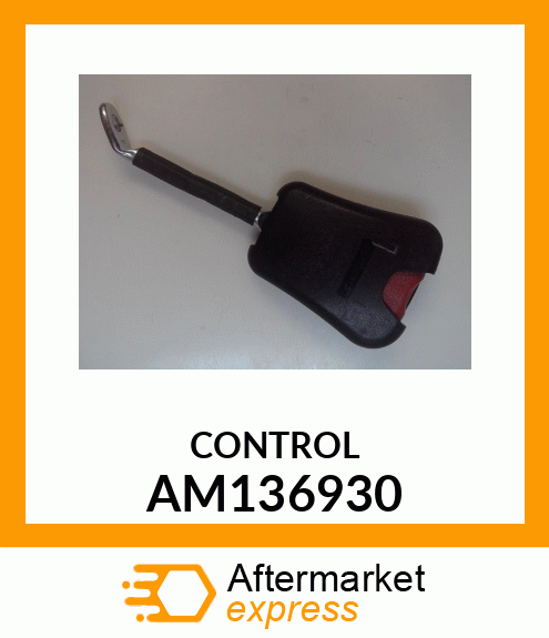 Spare part AM136930 + BUCKLE, LH SEAT BELT W/O SWITCH