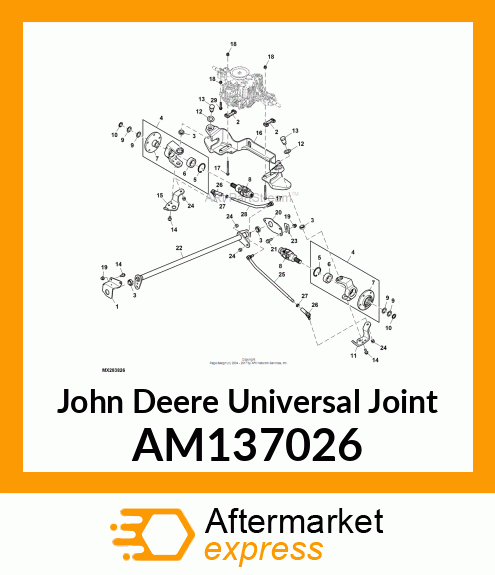 UNIVERSAL JOINT, X204 AM137026