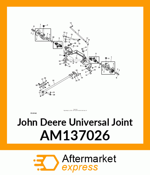 UNIVERSAL JOINT, X204 AM137026