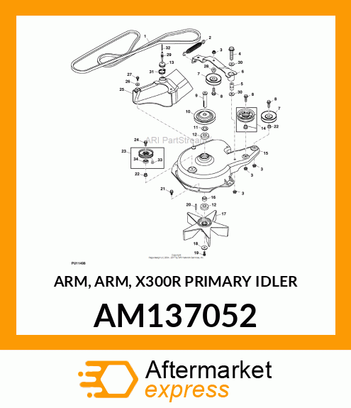 ARM, ARM, X300R PRIMARY IDLER AM137052