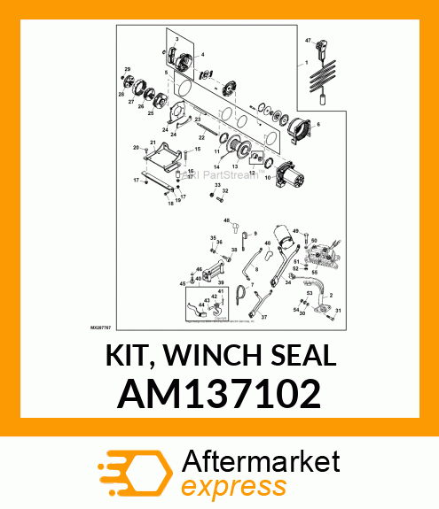 KIT, WINCH SEAL AM137102