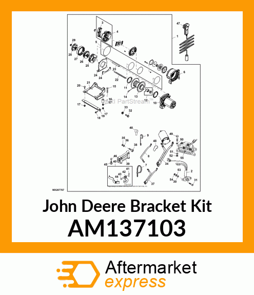 KIT, WINCH PLATES AM137103