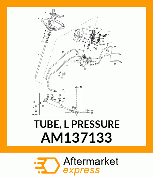 TUBE, L PRESSURE AM137133