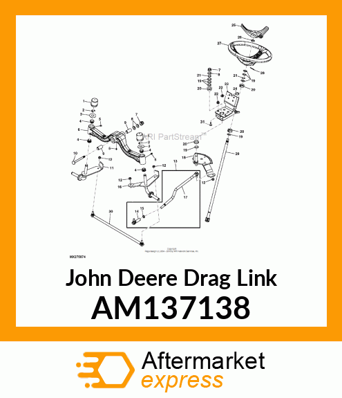 Drag Link AM137138