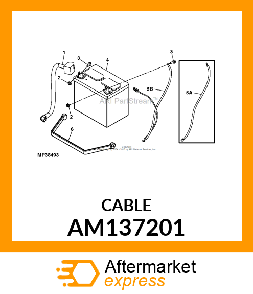 GROUND CABLE, CABLE, GROUND (L) AM137201