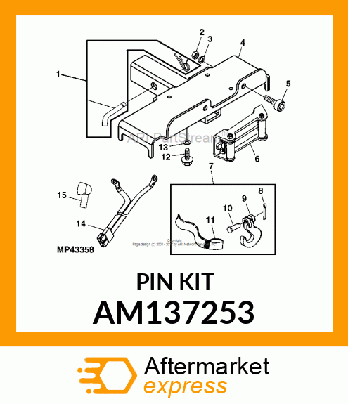 Pin Kit AM137253