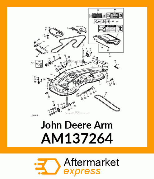 ARM, GAGE WHEEL FLAG AM137264