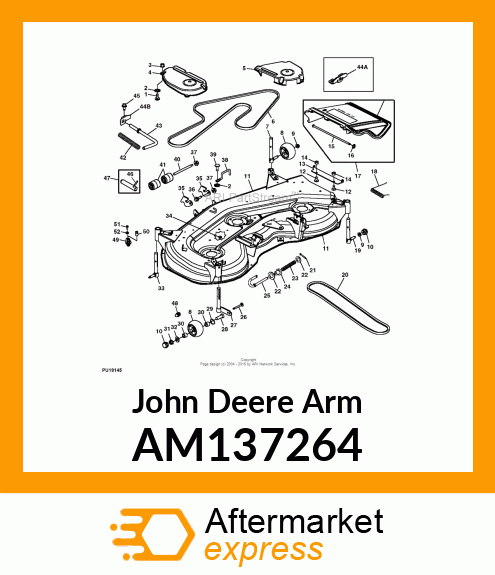 ARM, GAGE WHEEL FLAG AM137264