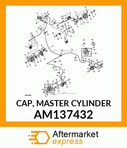 CAP, MASTER CYLINDER AM137432