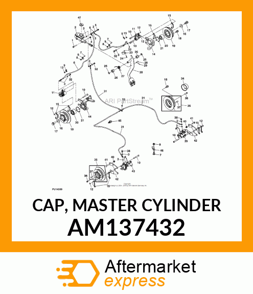 CAP, MASTER CYLINDER AM137432