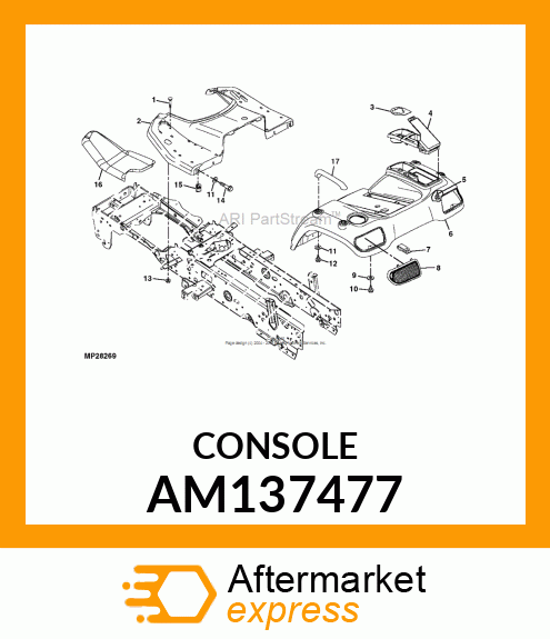 TOOL BOX ASSEMBLY, 4WD AM137477