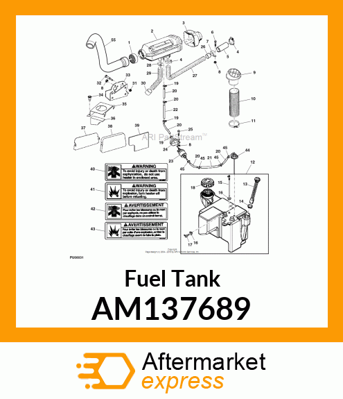 Fuel Tank AM137689