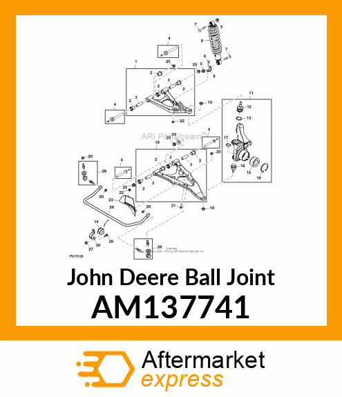 BALL JOINT (14 MM) AM137741