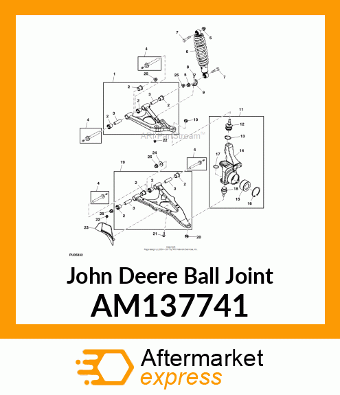BALL JOINT (14 MM) AM137741