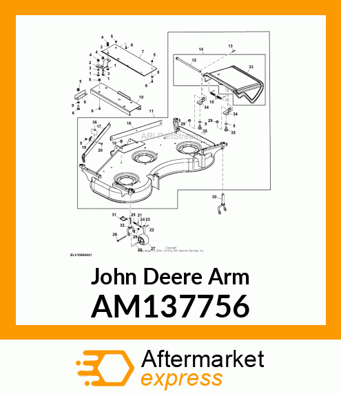 ARM, ARM, GAGE WHEEL WELDED AM137756
