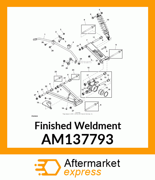 Finished Weldment AM137793