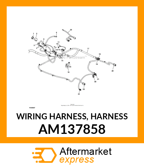 WIRING HARNESS, HARNESS AM137858