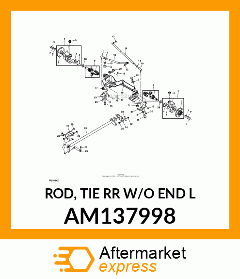 ROD, TIE RR W/O END L AM137998