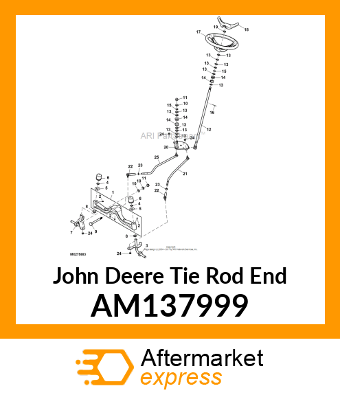 TIE ROD END, M10 AM137999