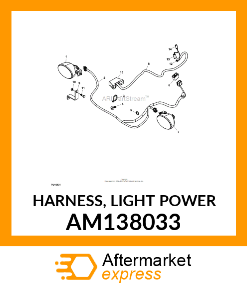 HARNESS, LIGHT POWER AM138033