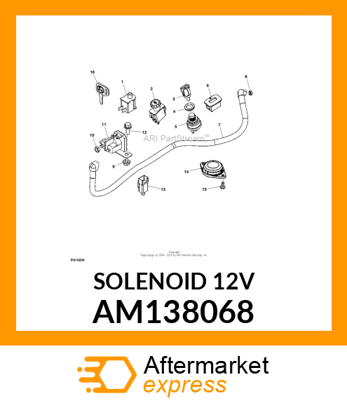 SOLENOID, STARTER AM138068