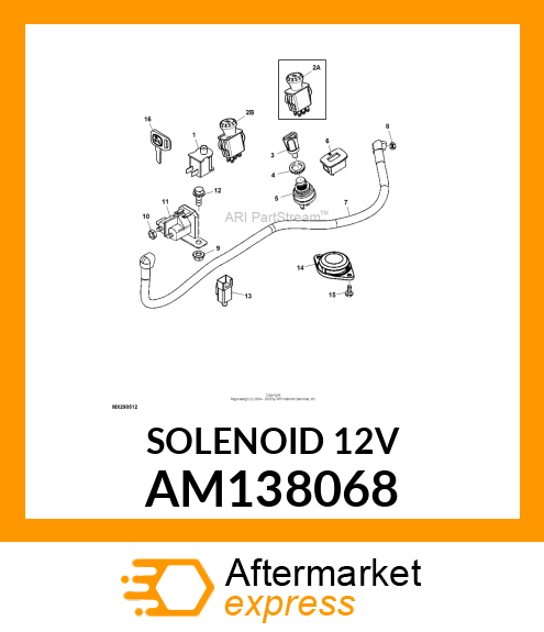 SOLENOID, STARTER AM138068
