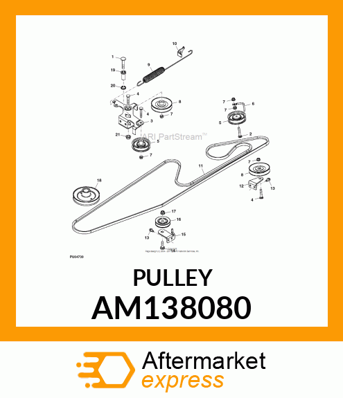 PULLEY, V AM138080