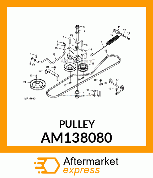 PULLEY, V AM138080