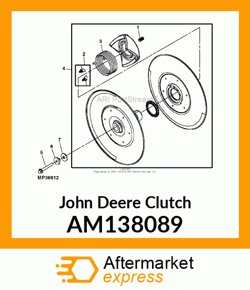 CLUTCH, DRIVEN AM138089