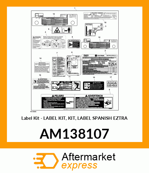 Label Kit AM138107