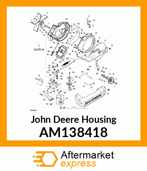 HOUSING ASSEMBLY SHORT AM138418