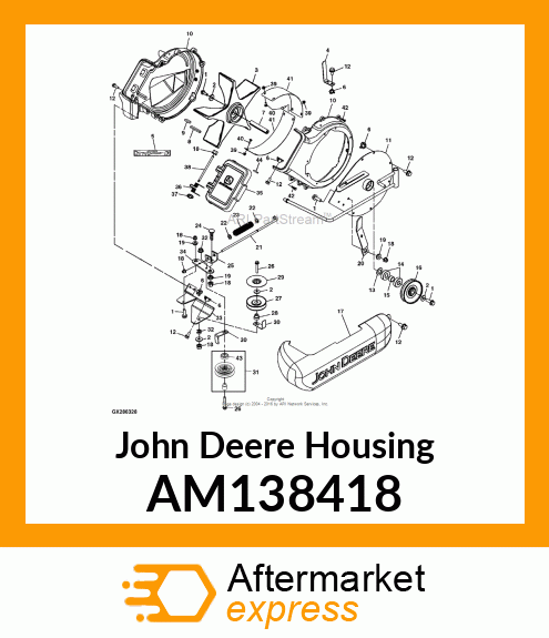 HOUSING ASSEMBLY SHORT AM138418