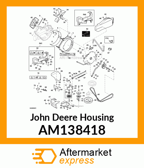 HOUSING ASSEMBLY SHORT AM138418