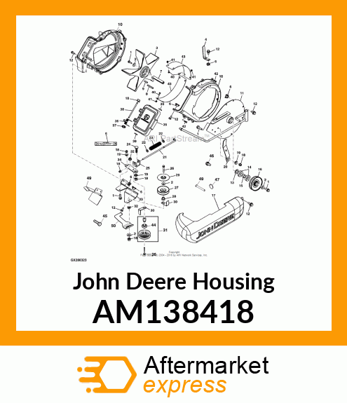 HOUSING ASSEMBLY SHORT AM138418