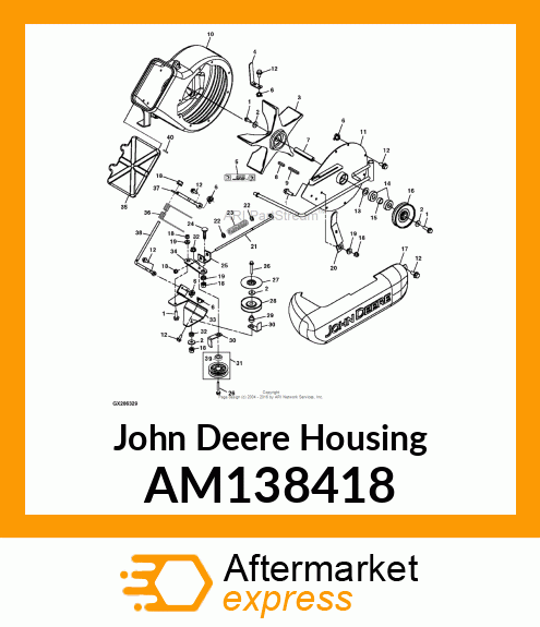 HOUSING ASSEMBLY SHORT AM138418