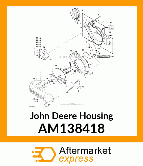 HOUSING ASSEMBLY SHORT AM138418