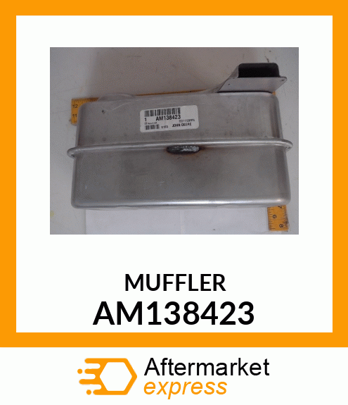 MUFFLER, MUFFLER AM138423