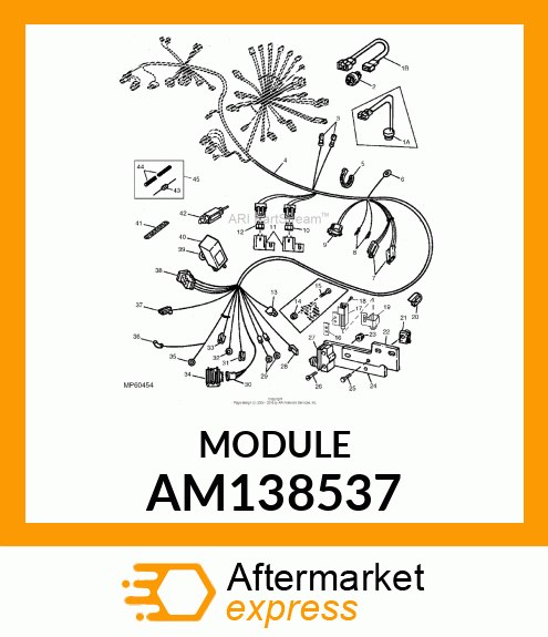 MODULE, GLOW PLUG AM138537