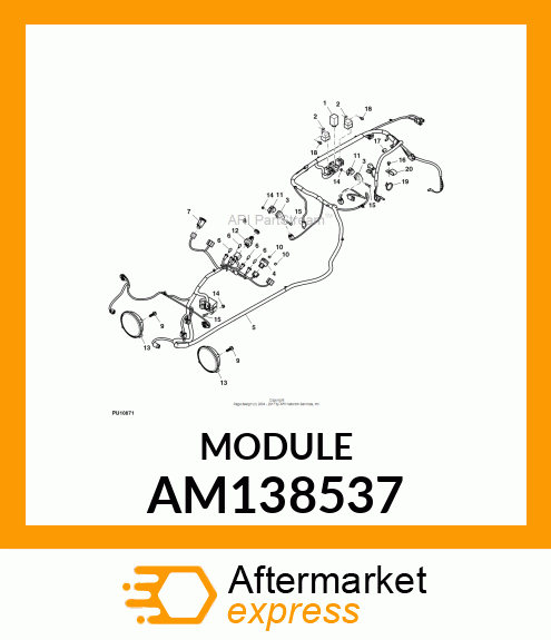 MODULE, GLOW PLUG AM138537