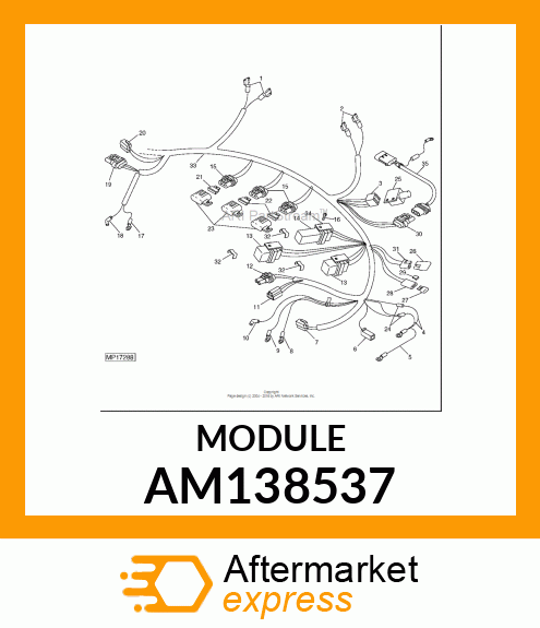 MODULE, GLOW PLUG AM138537