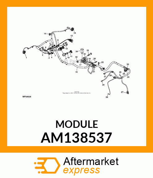 MODULE, GLOW PLUG AM138537