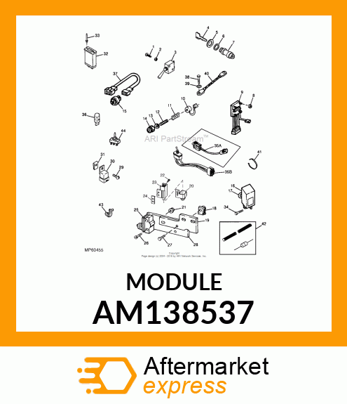 MODULE, GLOW PLUG AM138537