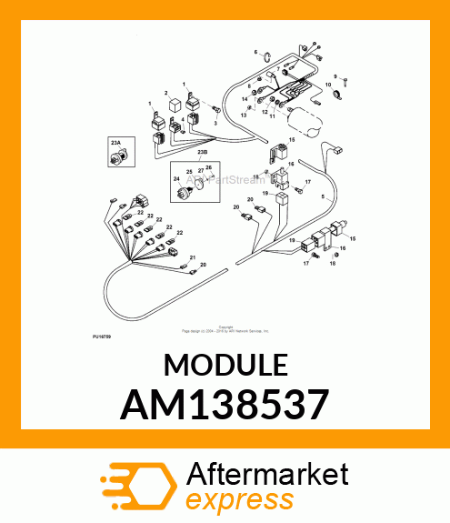 MODULE, GLOW PLUG AM138537