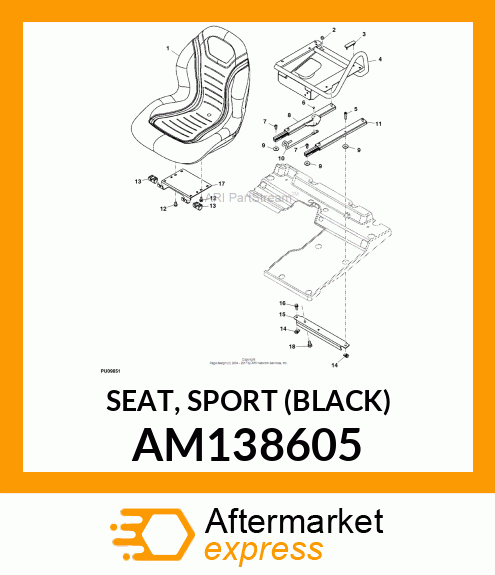 SEAT, SPORT (BLACK) AM138605