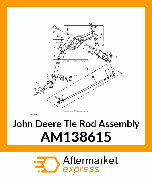 ROD ASSEMBLY, TIE (2WS) AM138615