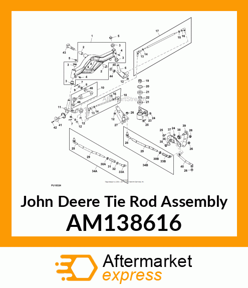 ROD ASSEMBLY, TIE (4WS) AM138616