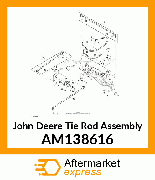 ROD ASSEMBLY, TIE (4WS) AM138616