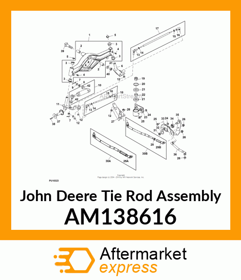 ROD ASSEMBLY, TIE (4WS) AM138616