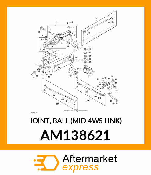 JOINT, BALL (MID 4WS LINK) AM138621